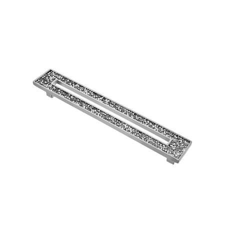 Carraway Cabinet Pull, 160mm 6 5/16in Center To Center, Polished Chrome
